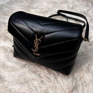 YSL toy loulou in quilted leather